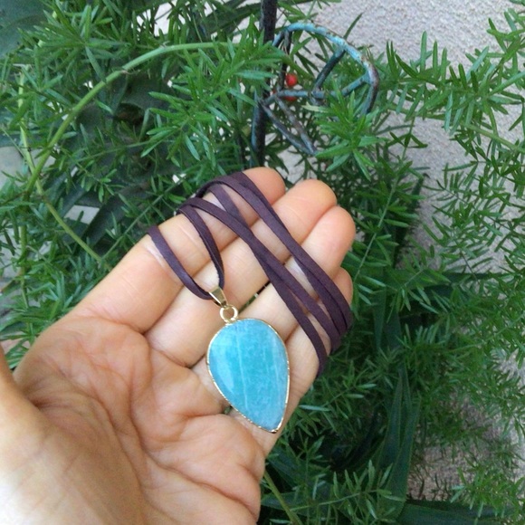 New Sundance Charm Amazonite Necklace - Picture 4 of 6